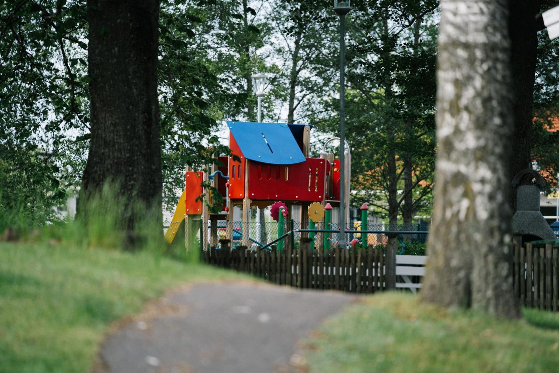 Skara Stads-Camping & Stugby Buitenkant foto